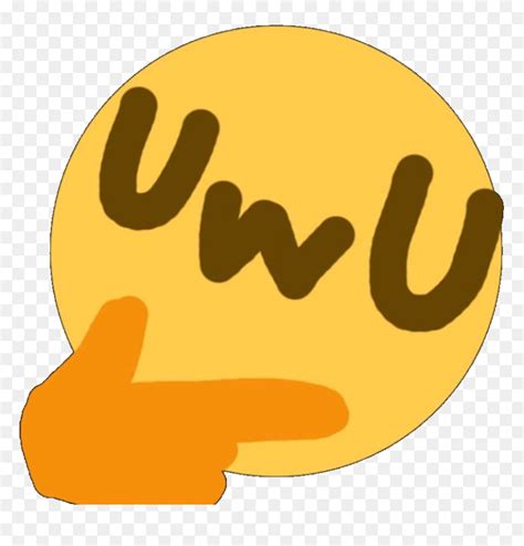 #uwu #owo #anime #meme #memes #emoji #android #think - Uwu, HD Png ...