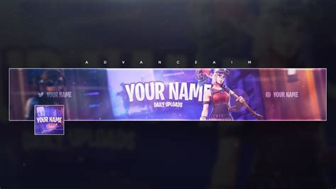 Fortnite Banner Template (Free) + Tutorial - YouTube