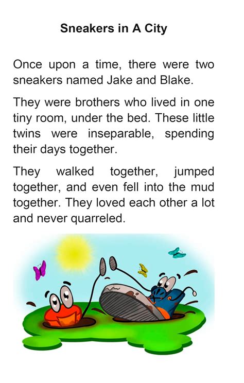 Sneakers In A City: Short Funny Bedtime Story with Pictures | Etsy