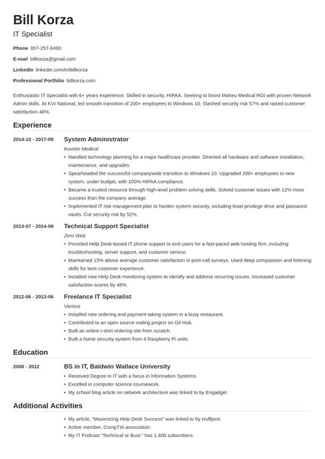 18+ Professional Resume Profile Examples for Any Job