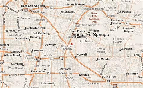 Map Of Santa Fe Springs Ca - Sioux Falls Zip Code Map