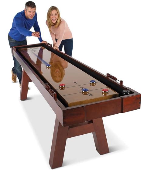 The 9 Foot Wooden Shuffleboard Table