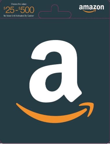 Amazon $25-$500 Gift Card – Activate and add value after Checkout, $0. ...