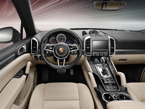 Porsche Cayenne White With Red Interior