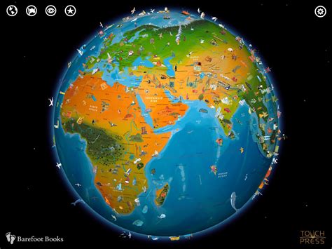 Barefoot World Atlas - free on the App Store today 7/9/13 | Interactive ...