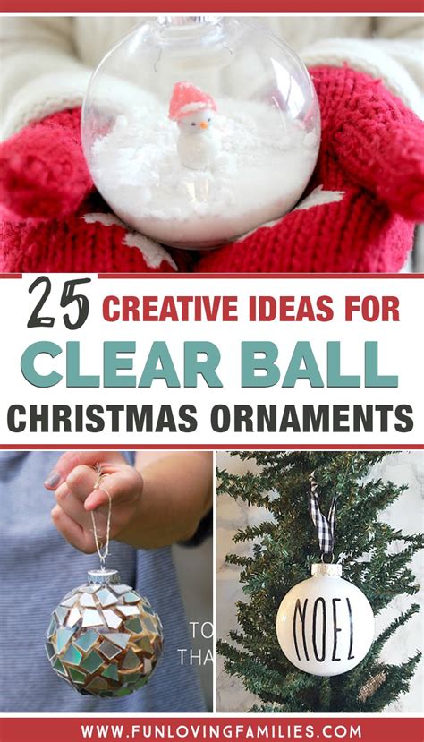 Clear Fillable Christmas Ornaments | Christmas Dinner Ideas 2021