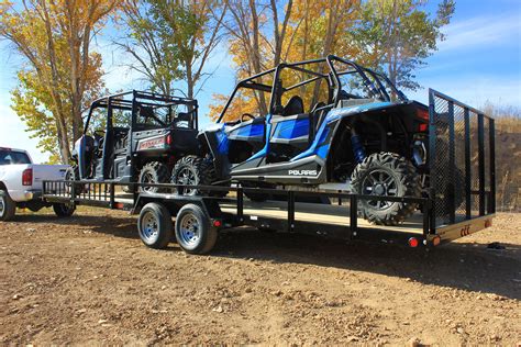 Echo 26' Advantage ATV-UTV side by side trailer with two full size ...