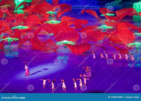 2010 Asian Games Opening Ceremony Guangzhou China Editorial Photography ...