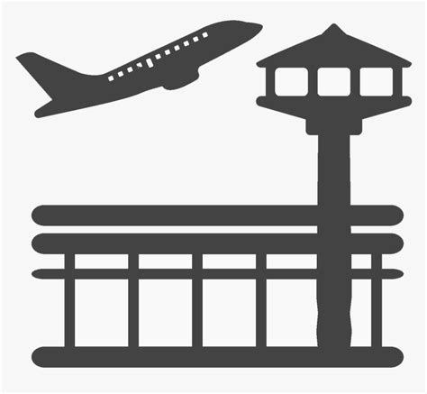 Airporticon Transbg - Airport Clipart Png, Transparent Png ...