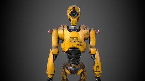 ArtStation - Humanoid Robot 3D Model