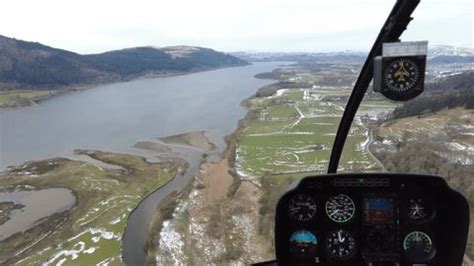 Helicopter Cockpit View Forward Looking Instruments Stock Footage Video ...