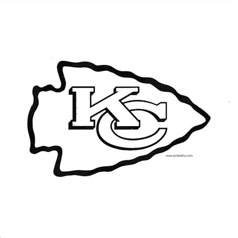 Kansas City Chiefs Color Pages Free Printable