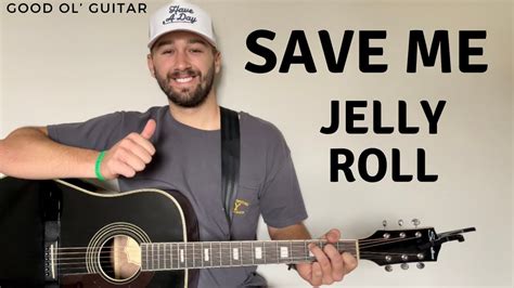 (EASY PICKING) Save Me Jelly Roll Guitar Lesson + Tutorial - YouTube