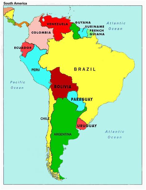 Brazil on world map: surrounding countries and location on Americas map