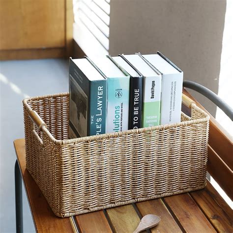 Wicker Basket Bathroom Storage | The Wicker Home®