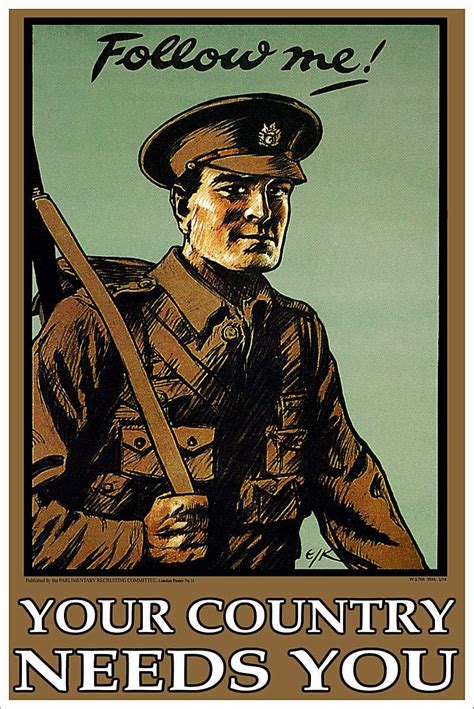 Fajarv: Propaganda Posters Ww1 Britain