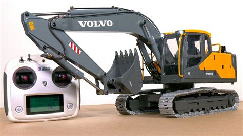 RC HYDRAULIC EXCAVATOR VOLVO EC160E UNBOXING, FIRST TEST!! SCALE 1/14 ...