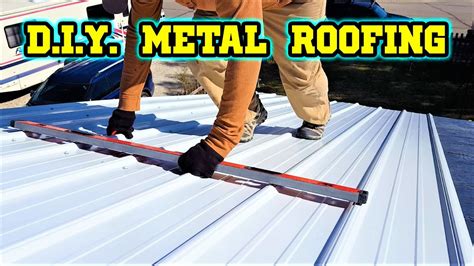 How to install 5-Rib Metal Roofing panels on solid sheet decking for ...