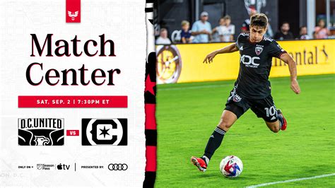 Match Center | September 2, 2023 vs. Chicago Fire | DC United