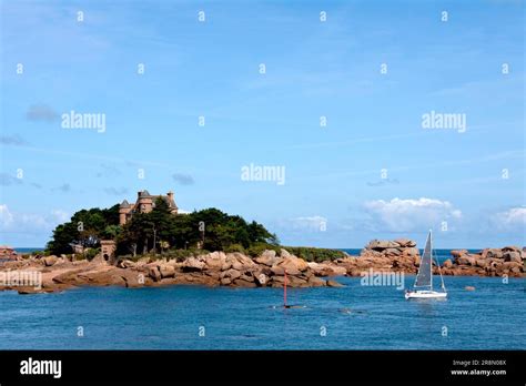 On the Cote de Granit Rose Stock Photo - Alamy