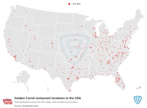 Number of Golden Corral locations in the USA in 2024 | ScrapeHero