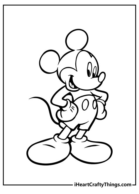 mickey and minnie mouse coloring pages to print for free coloring home ...