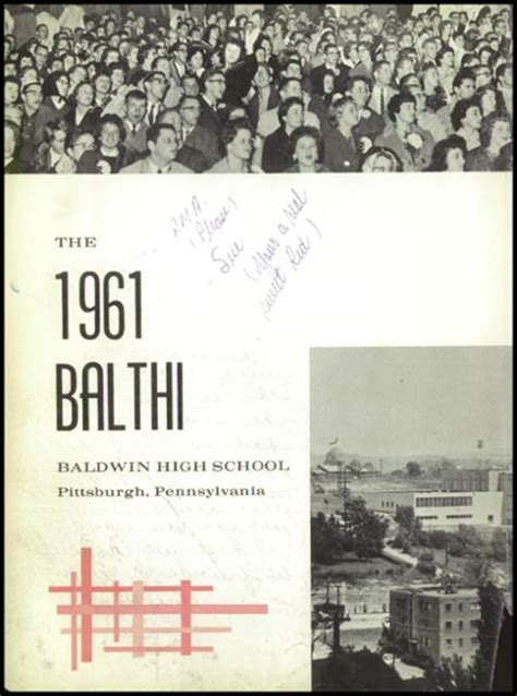 Explore 1961 Baldwin High School Yearbook, Pittsburgh PA - Classmates