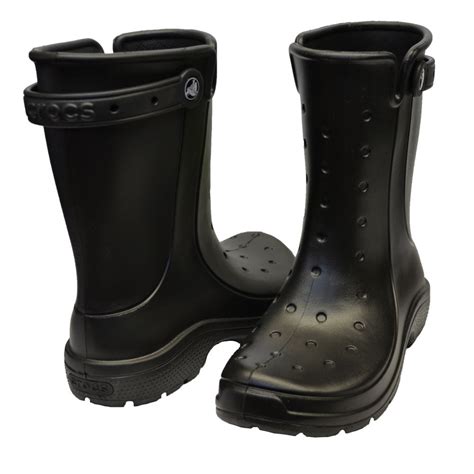 Crocs Crocs Reny II Black (Z-28) 16010 Wellie / Rain Mens Boots - Crocs ...