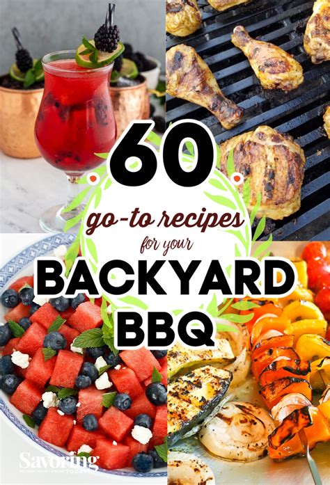 60 Backyard BBQ Recipes for Summer Parties | Savoring Today