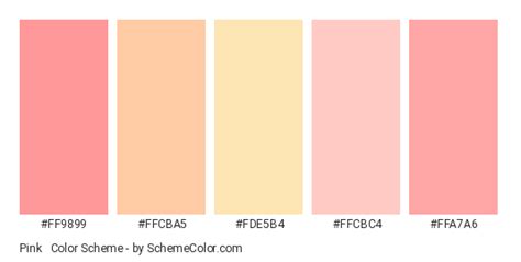 Pink & Peach Color Scheme » Peach » SchemeColor.com