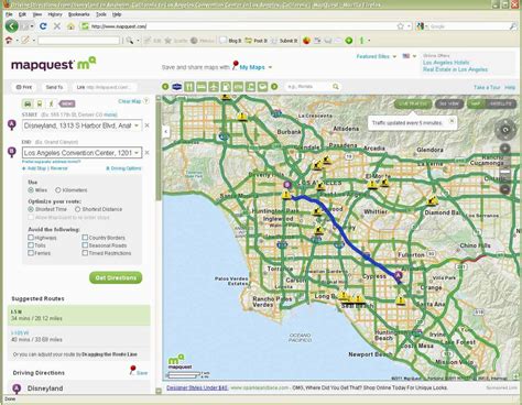 Mapquest Printable Driving Directions