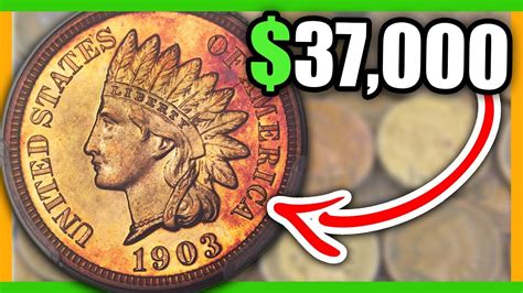 1903 INDIAN HEAD PENNIES WORTH MONEY!! - YouTube