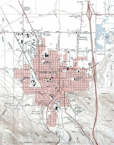 Baker City Oregon Map - Zip Code Map