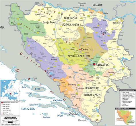 BOSNIA MAP image galleries - imageKB.com