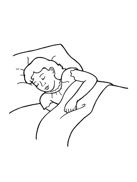 Free Sleeping Clipart Black And White, Download Free Sleeping Clipart ...