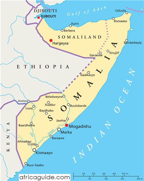 Mogadishu Districts Map