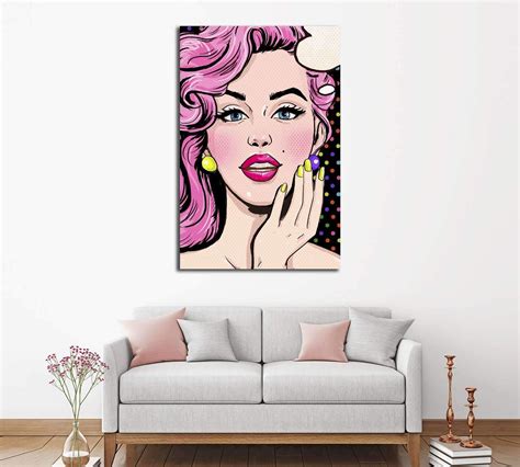 Pop Art №3312 Ready to Hang Canvas Print | Pop art, Canvas prints, Art