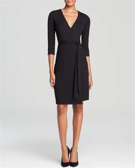 Lyst - Diane von furstenberg New Julian Two Wrap Dress in Black