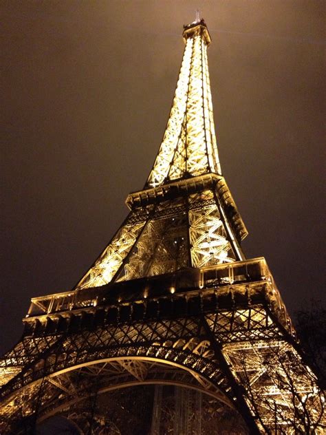 The Eiffel Tower at night | Eiffel tower, Eiffel tower at night, Tower