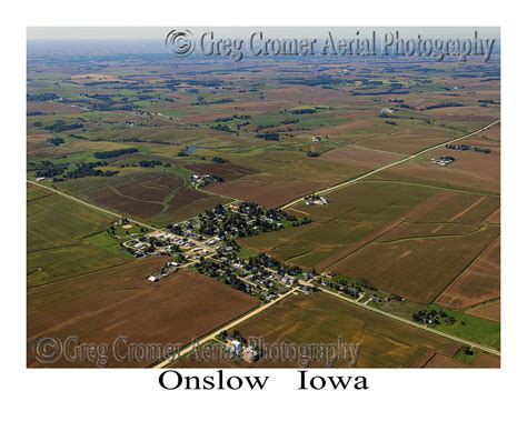 Aerial Photo of Onslow Iowa – America from the Sky