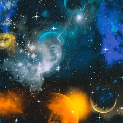 AS Creation Space Planets Stars Pattern Childrens Wallpaper