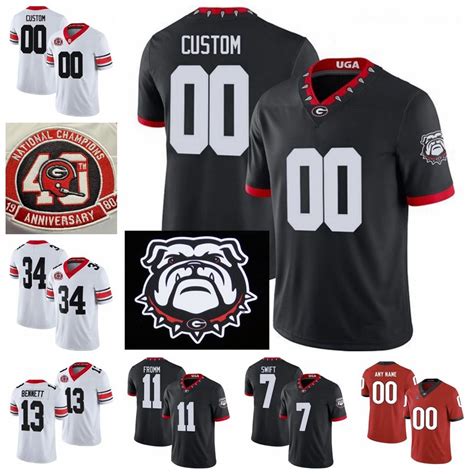 2020 Georgia Bulldogs NCAA College Football Jersey Youth Kids Stetson ...