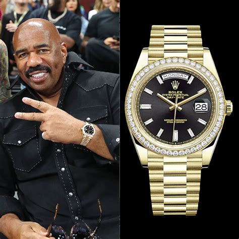 Steve Harvey Watch Collection Is As Glowing As His Fashion Style – IFL ...