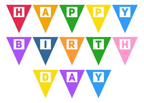 Free Printable Banner Happy Birthday - Free Templates Printable