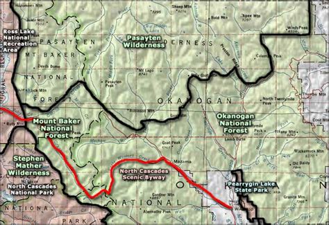 Pacific northwest trail map - virtnutri