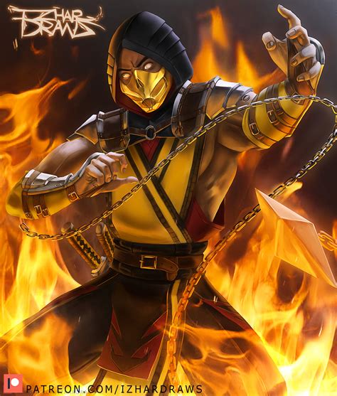 Mortal Kombat - Scorpion MK11 by IzharDraws on DeviantArt