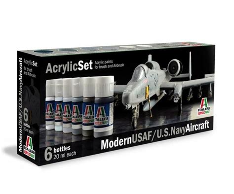 Acryl Set Modern USAF/U.S. Navy Aircraft - Acrylic Paints 20ml ...