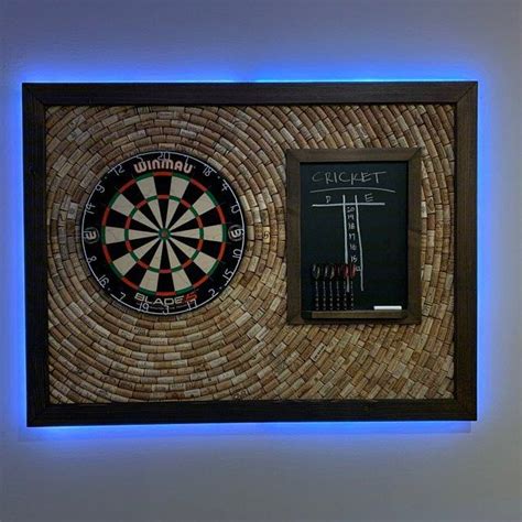 Dart Board Backerboard with Scoreboard and Dart Storage | Etsy in 2020 ...