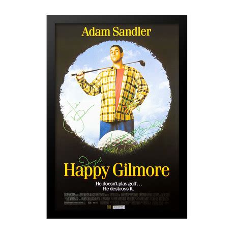 Happy Gilmore Signed Movie Poster - Signed Comedy Merchandise - Touch ...