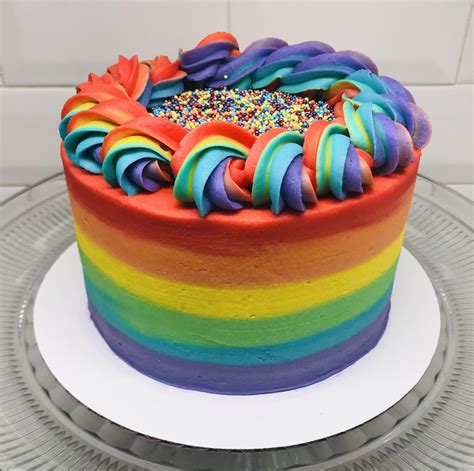 Rainbow cake : r/cakedecorating